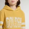 Hanorace galbene pentru copii cu imprimeu vintage