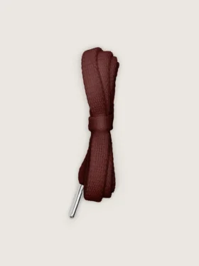 Șireturi Burgundy LTD cu inimi brodate și logo contrastant