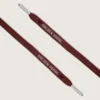 Șireturi Burgundy LTD cu inimi brodate și logo contrastant