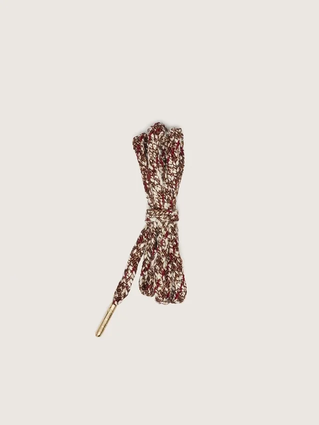 Șireturi împletite multicolore cu lurex