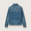 Jachetă din denim pentru bărbați, cu spălare medie
