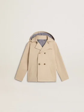 Jachetă tip trench pentru copii, cu vestă interioară detașabilă
