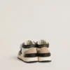 Junior June din piele nappa cu inserții din piele de căprioară și stea din piele neagră