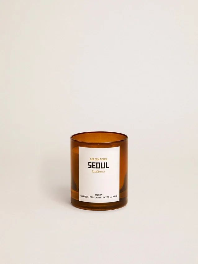 Lumânare parfumată Seoul Essence cu mir, 200 g.