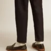 Mocasini Jerry pentru bărbați din piele neagră
