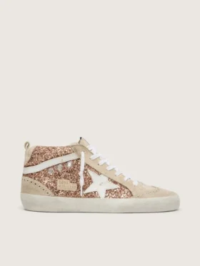 Model Mid Star pentru femei cu sclipici roz
