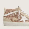 Model Mid Star pentru femei cu sclipici roz
