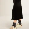 Modelul Ball Star LTD pentru femei din piele nappa, cu stea din piele și bandă de piele de căprioară argintie pe călcâi