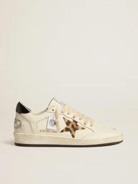 Modelul Ball Star pentru femei, cu stea cu imprimeu leopard, împodobită cu cristale Swarovski