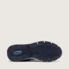 Modelul Dad-Star pentru femei din piele de căprioară albastru denim cu stea din piele argintie