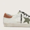 Modelul Super-Star pentru bărbați, cu stea din pânză verde măslin