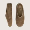 Modelul Tierra pentru bărbați din piele de căprioară de culoare kaki
