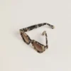 Ochelari de soare pătrați Jackie cu model de carapace de broască țestoasă