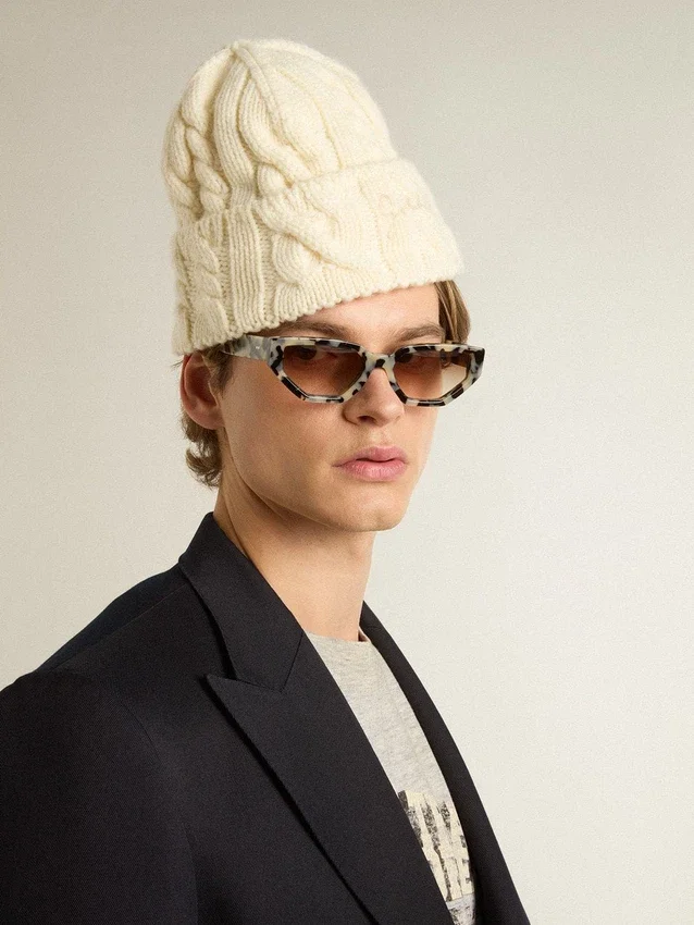 Ochelari de soare pătrați Jackie cu model de carapace de broască țestoasă
