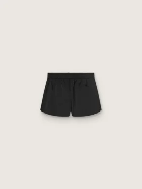 Șorturi sportive negre cu două straturi pentru femei