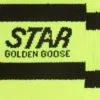 Șosete sportive galben neon cu dungi negre