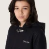 Palton cu glugă pentru băieți, de culoare albastru închis