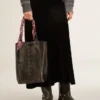 Panglică din mătase twill de culoare burgund cu model paisley
