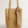 Panglică din twill de mătase gri-porumbel cu model paisley