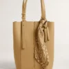Panglică din twill de mătase gri-porumbel cu model paisley