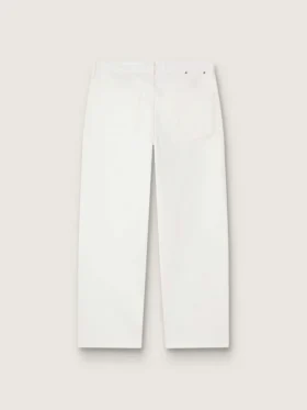 Pantaloni albi din denim pentru bărbați