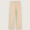 Pantaloni bej din viscoză pentru femei