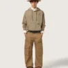 Pantaloni cargo bej-kaki