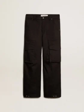 Pantaloni cargo negri