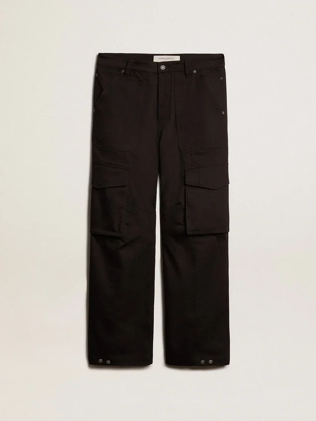 Pantaloni cargo negri
