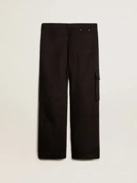 Pantaloni cargo negri