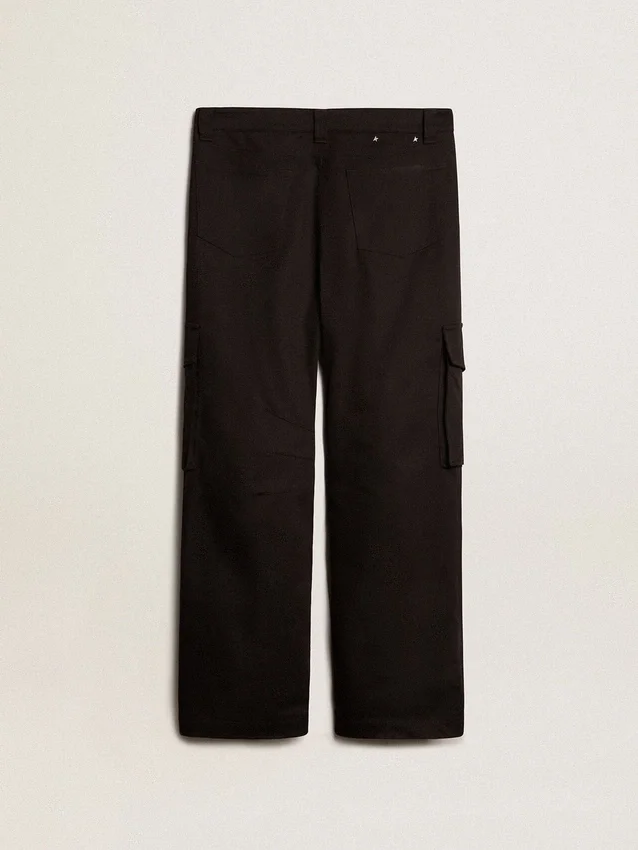Pantaloni cargo negri