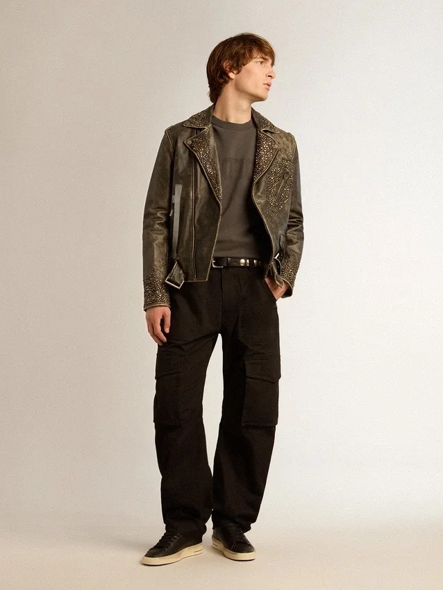 Pantaloni cargo negri