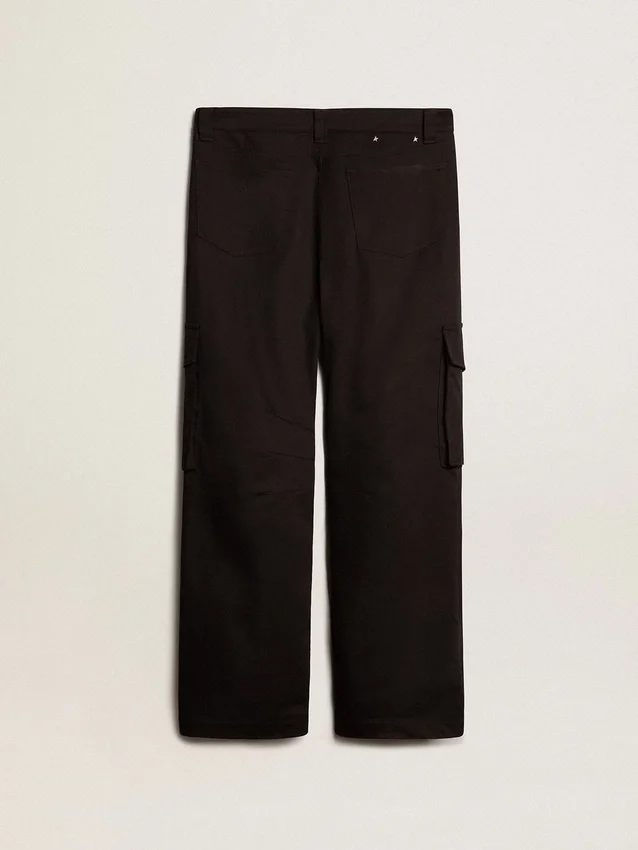 Pantaloni cargo negri