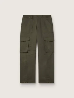Pantaloni cargo verde măslin