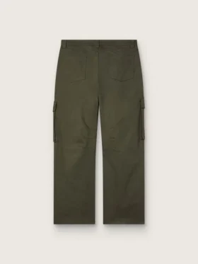 Pantaloni cargo verde măslin