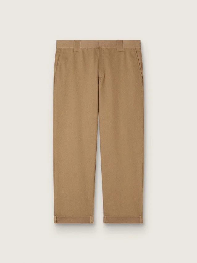 Pantaloni chino bej-kaki din Golden Collection