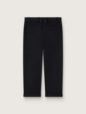 Pantaloni chino negri din bumbac pentru bărbați