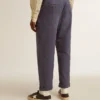 Pantaloni chino pentru bărbați, de culoare albastră, cu efect de uzură
