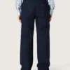 Pantaloni chino unisex Journey din pânză de bumbac albastră cu logo brodat