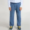 Pantaloni de jogging albaștri pentru copii, cu broderie