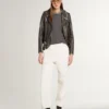 Pantaloni de jogging albi