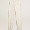 Pantaloni de jogging albi