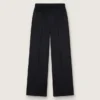Pantaloni de jogging din lână ușoară, negri, pentru femei