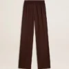 Pantaloni de jogging maro pentru femei