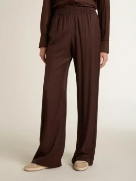 Pantaloni de jogging maro pentru femei