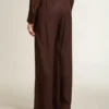 Pantaloni de jogging maro pentru femei