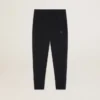 Pantaloni de jogging negri pentru bărbați, cu stea pe partea din față
