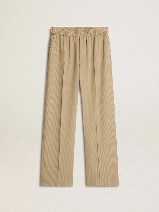 Pantaloni de jogging pentru bărbați, de culoare travertin