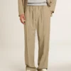 Pantaloni de jogging pentru bărbați, de culoare travertin
