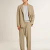 Pantaloni de jogging pentru bărbați, de culoare travertin